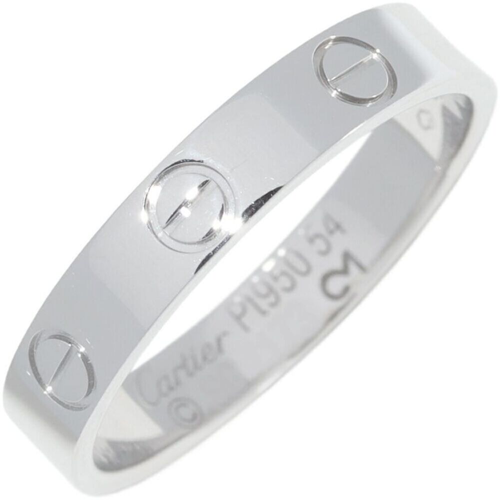 Cartier Love Ring Pt950 Ring Size 54